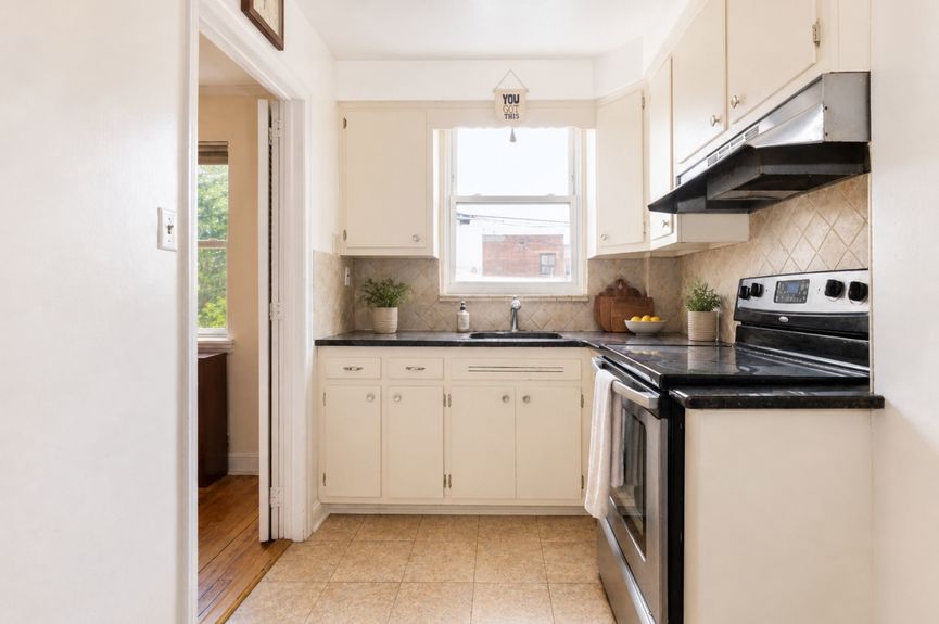 Kitchen at 20-29 28th St, a single-family home in Astoria, Queens (11105).
