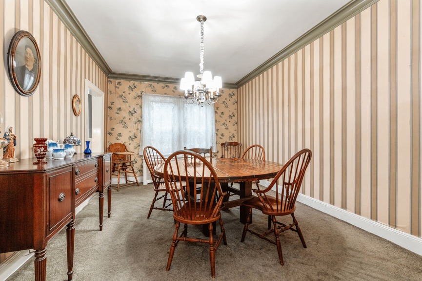 Dining Area at 34-32 84th St, a single-family house in Jackson Heights, Queens (11372).