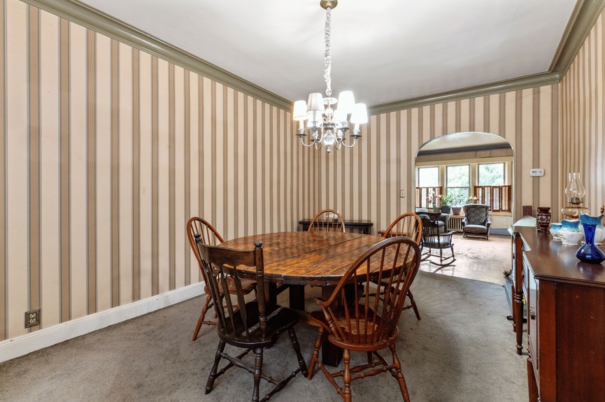 Dining Area at 34-32 84th St, a single-family house in Jackson Heights, Queens (11372).
