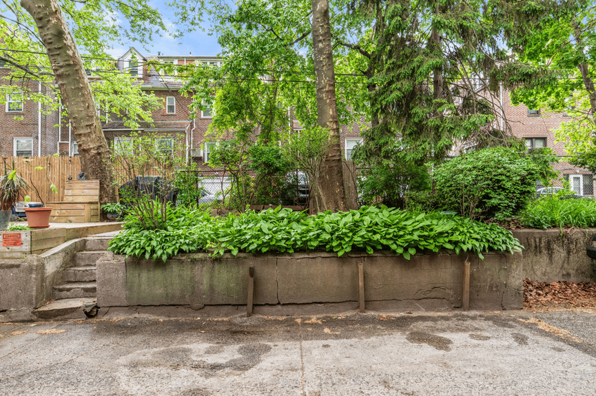 Front Yard at 34-32 84th St, a single-family house in Jackson Heights, Queens (11372).