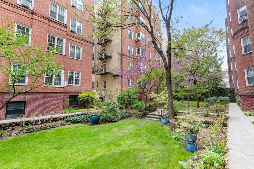 Garden at 35-24 78th St, Unit B24,, a co-op apartment in Jackson Heights, Queens (11372).