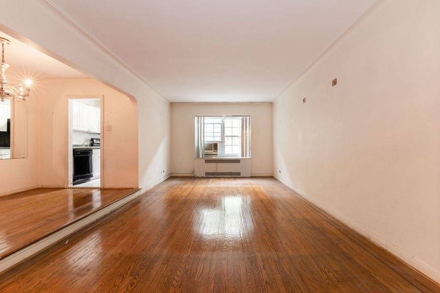 Living room at 35-24 78th St, Unit B24,, a co-op apartment in Jackson Heights, Queens (11372).