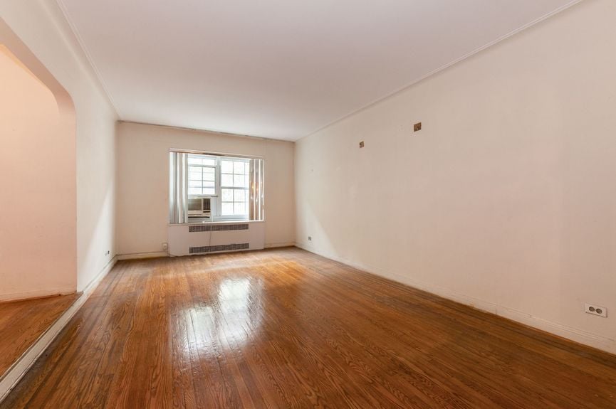 Living room at 35-24 78th St, Unit B24,, a co-op apartment in Jackson Heights, Queens (11372).
