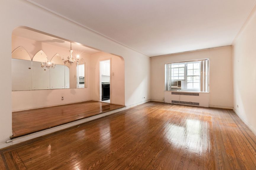 Living room at 35-24 78th St, Unit B24,, a co-op apartment in Jackson Heights, Queens (11372).