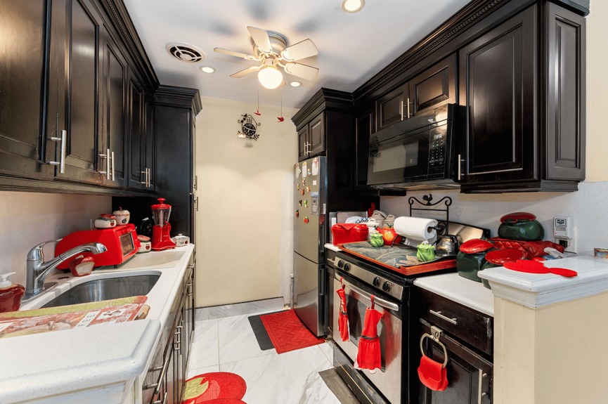 Kitchen at 130-32 144th St, a single-family house in Jamaica, Queens (11436).