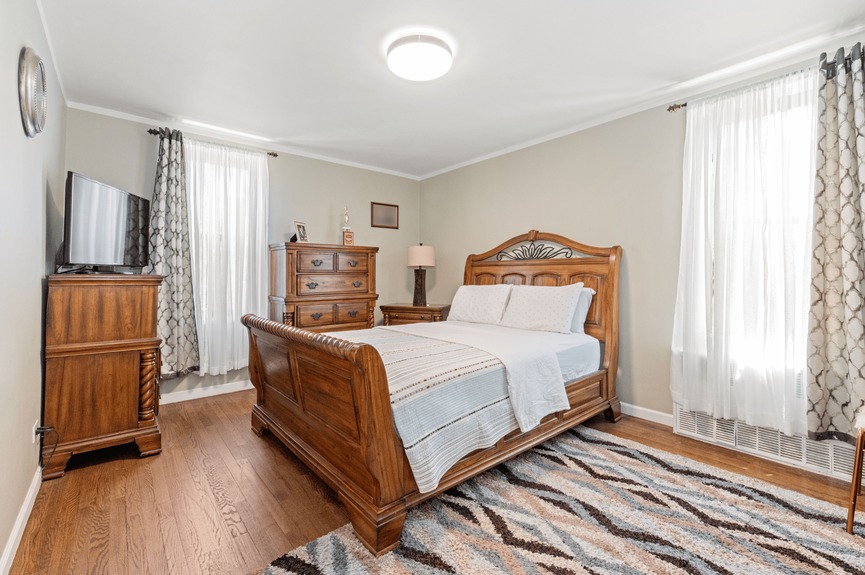 Bedroom at 33-45 94th St, Unit 4H, a co-op apartment in Jackson Heights, Queens (11372)