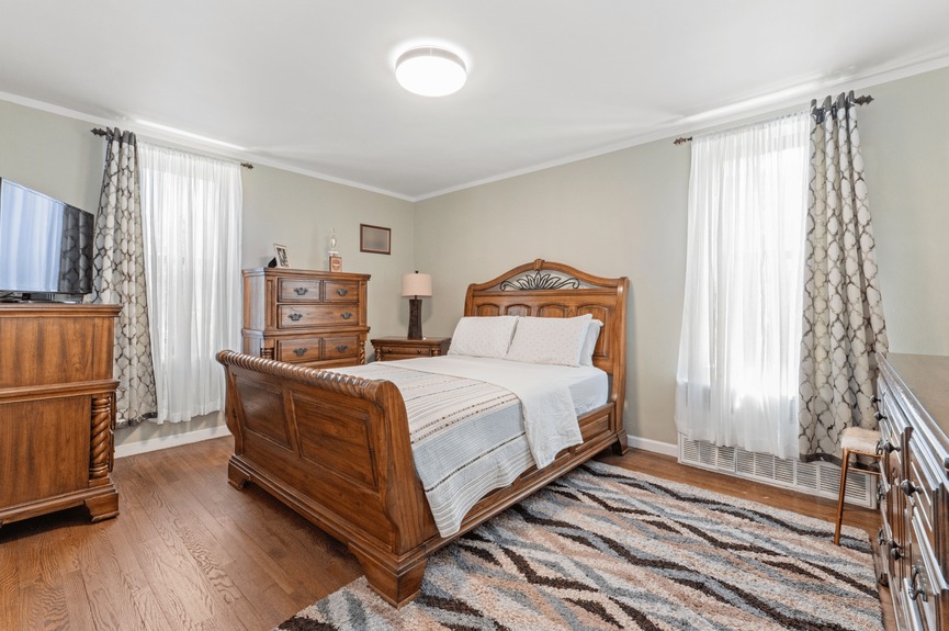Bedroom at 33-45 94th St, Unit 4H, a co-op apartment in Jackson Heights, Queens (11372)