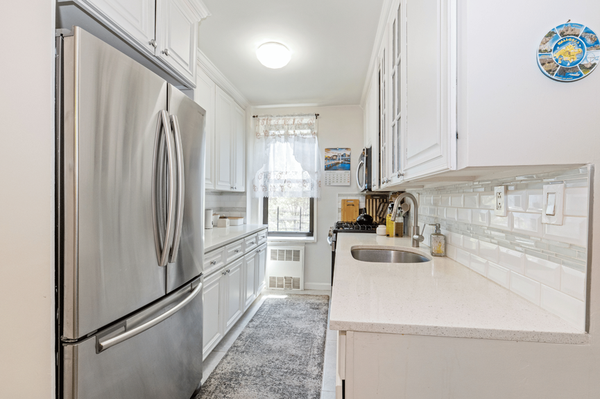 Kitchen at 33-45 94th St, Unit 4H, a co-op apartment in Jackson Heights, Queens (11372)
