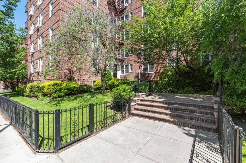 Building Entryway at 88-01 35th Ave, Unit 6B, a co-op apartment in Jackson Heights, Queens (11372)