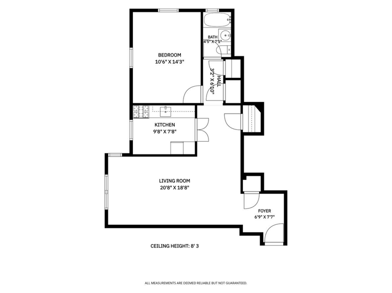Floor plan at 88-01 35th Ave, Unit 6B, a co-op apartment in Jackson Heights, Queens (11372)