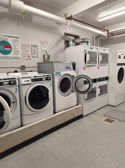 Laundry room at 88-01 35th Ave, Unit 6B, a co-op apartment in Jackson Heights, Queens (11372)