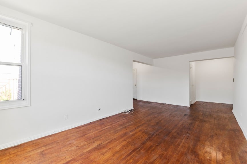 Living room and Foyer at 88-01 35th Ave, Unit 6B, a co-op apartment in Jackson Heights, Queens (11372)