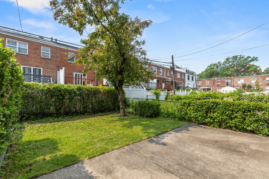 Backyard at 144-24 25th Drive, a multi-family home in Flushing, Queens (11354)