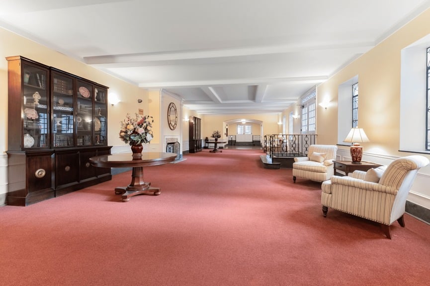 Lobby at 25-40 31st Ave, Units 6E/6F, a co-op apartment in Astoria, Queens (11106)