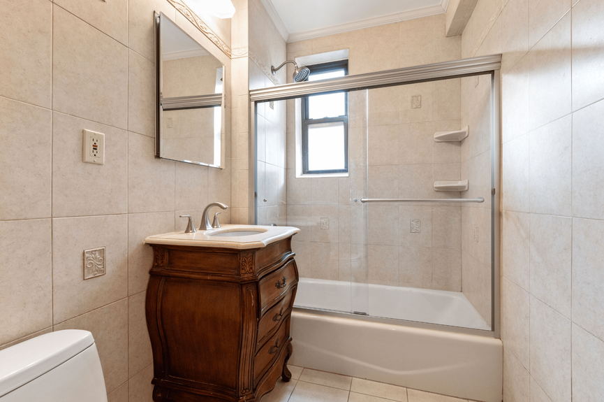 Bathroom at 25-40 31st Ave, Unit 6E, a co-op apartment in Astoria, Queens (11106)