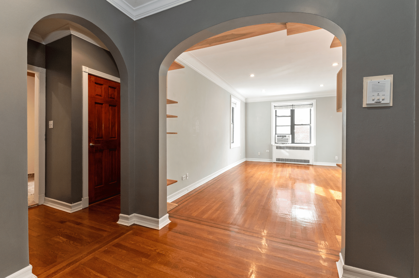 Studio and Foyer at 25-40 31st Ave, Unit 6E, a co-op apartment in Astoria, Queens (11106)