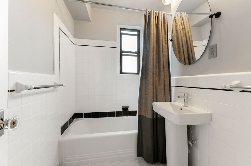 Bathroom at 25-40 31st Ave, Unit 6F, a co-op apartment in Astoria, Queens (11106)