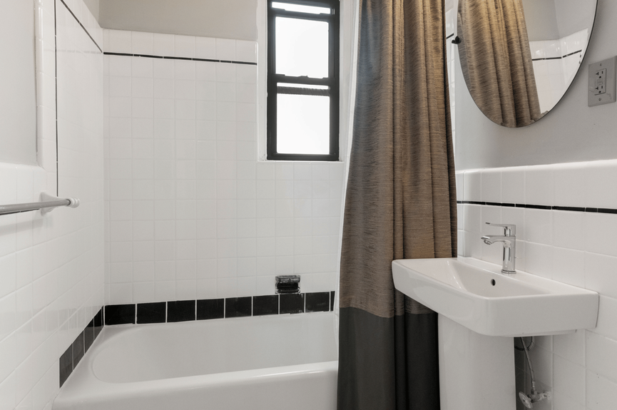 Bathroom at 25-40 31st Ave, Unit 6F, a co-op apartment in Astoria, Queens (11106)