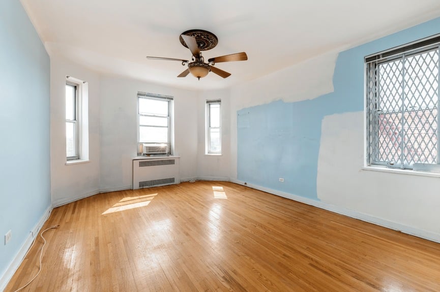 Bedroom at 34-41 85th St, Unit 6L, a co-op apartment in Jackson Heights, Queens (11372)