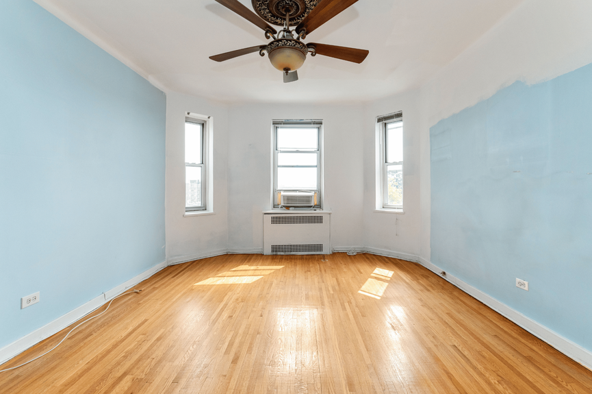 Bedroom at 34-41 85th St, Unit 6L, a co-op apartment in Jackson Heights, Queens (11372)