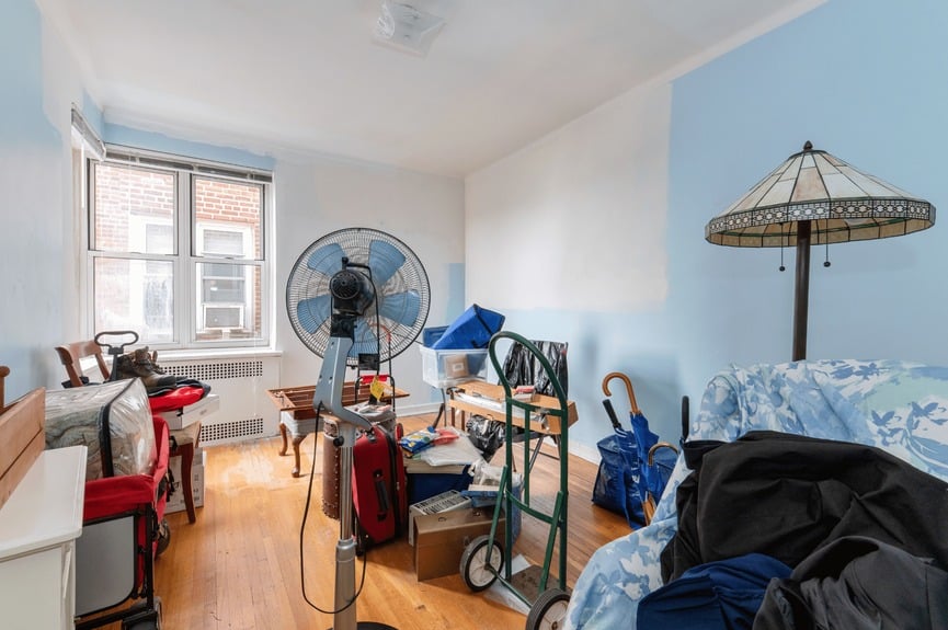 Bedroom at 34-41 85th St, Unit 6L, a co-op apartment in Jackson Heights, Queens (11372)