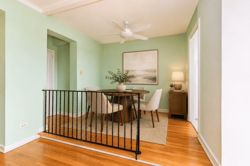Dining Area at 34-41 85th St, Unit 6L, a co-op apartment in Jackson Heights, Queens (11372)