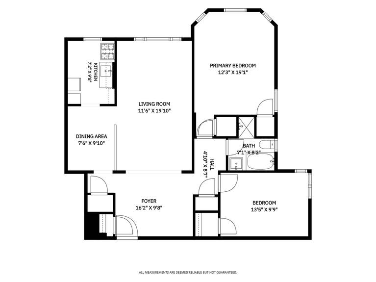Floor Plan at 34-41 85th St, Unit 6L, a co-op apartment in Jackson Heights, Queens (11372)