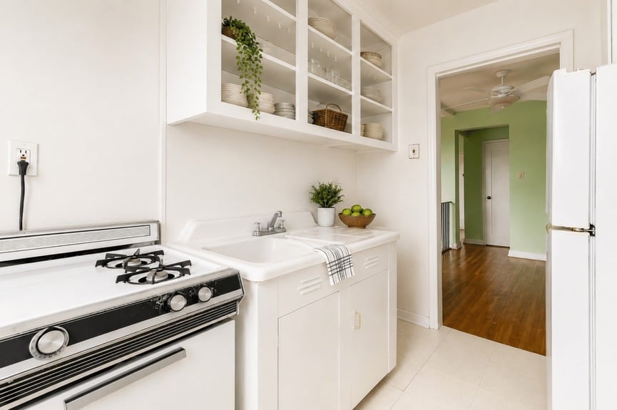Kitchen at 34-41 85th St, Unit 6L, a co-op apartment in Jackson Heights, Queens (11372)