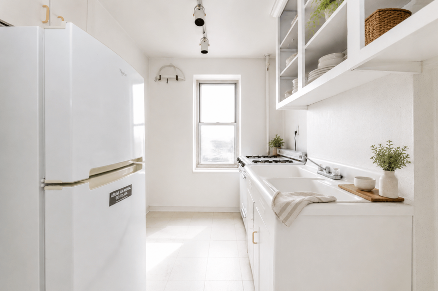 Kitchen at 34-41 85th St, Unit 6L, a co-op apartment in Jackson Heights, Queens (11372)