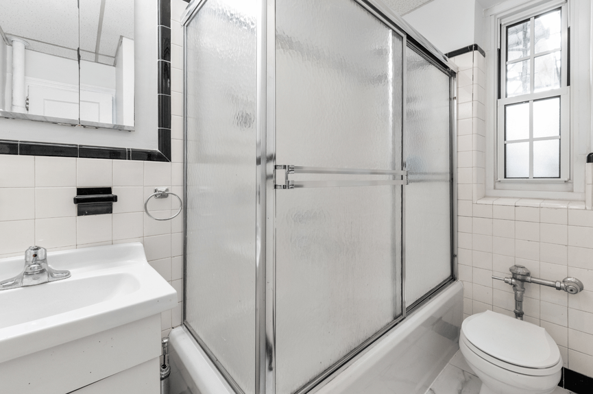 Bathroom at 35-24 78th St, Unit B56, a co-op apartment in Jackson Heights, Queens (11372)