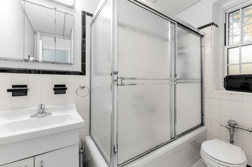 Bathroom at 35-24 78th St, Unit B56, a co-op apartment in Jackson Heights, Queens (11372)