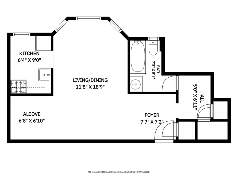 Floor Plan at 35-24 78th St, Unit B56, a co-op apartment in Jackson Heights, Queens (11372)