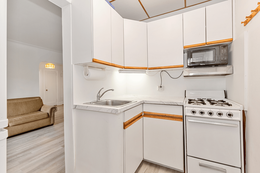Kitchen at 35-24 78th St, Unit B56, a co-op apartment in Jackson Heights, Queens (11372)
