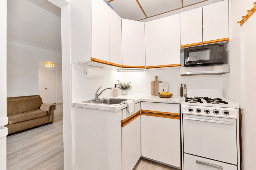 Kitchen at 35-24 78th St, Unit B56, a co-op apartment in Jackson Heights, Queens (11372)