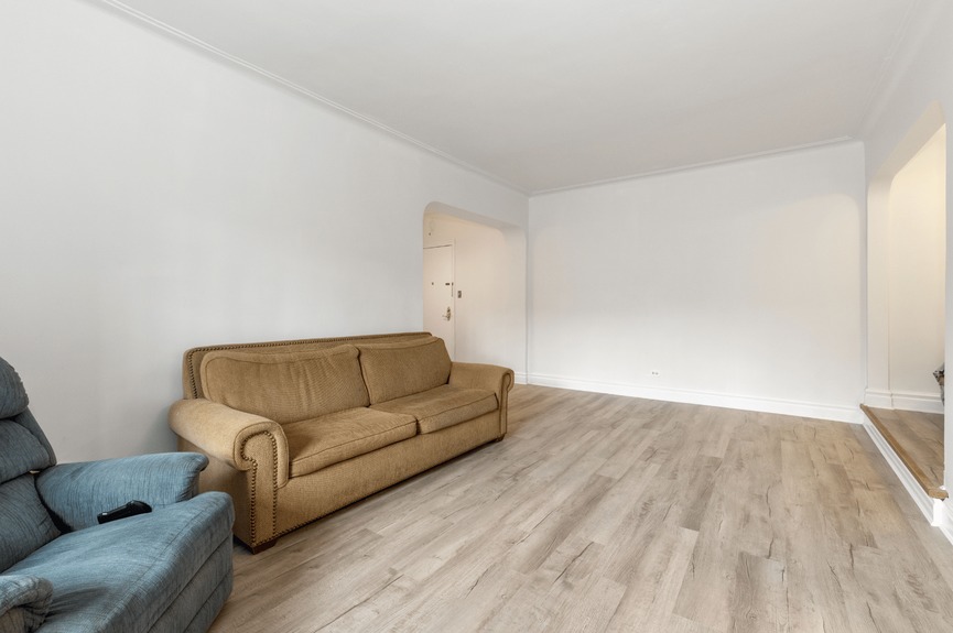 Living room at 35-24 78th St, Unit B56, a co-op apartment in Jackson Heights, Queens (11372)