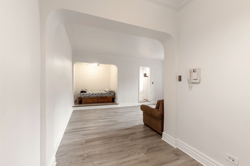 Living room and Alcove at 35-24 78th St, Unit B56, a co-op apartment in Jackson Heights, Queens (11372)