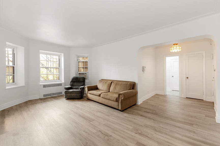 Living room and Foyer at 35-24 78th St, Unit B56, a co-op apartment in Jackson Heights, Queens (11372)