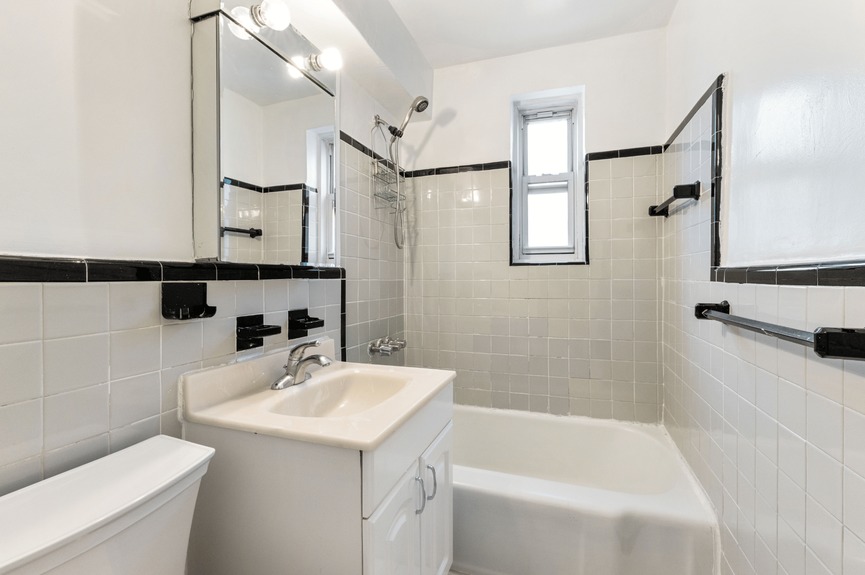 Bathroom at 39-65 51st St, Unit 4B, a co-op apartment in Woodside, Queens (11377)
