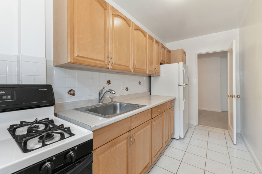 Kitchen at 39-65 51st St, Unit 4B, a co-op apartment in Woodside, Queens (11377)