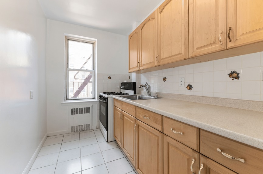 Kitchen at 39-65 51st St, Unit 4B, a co-op apartment in Woodside, Queens (11377)