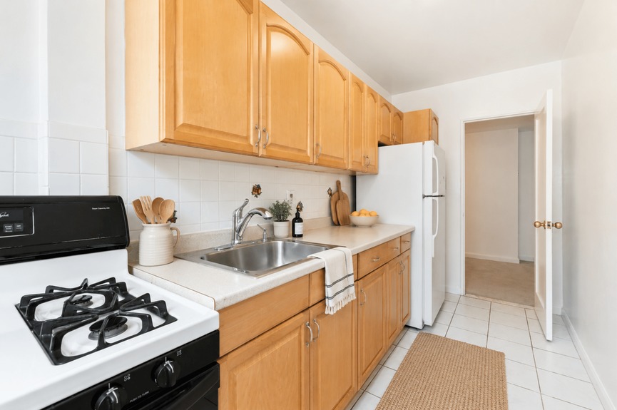 Kitchen at 39-65 51st St, Unit 4B, a co-op apartment in Woodside, Queens (11377)