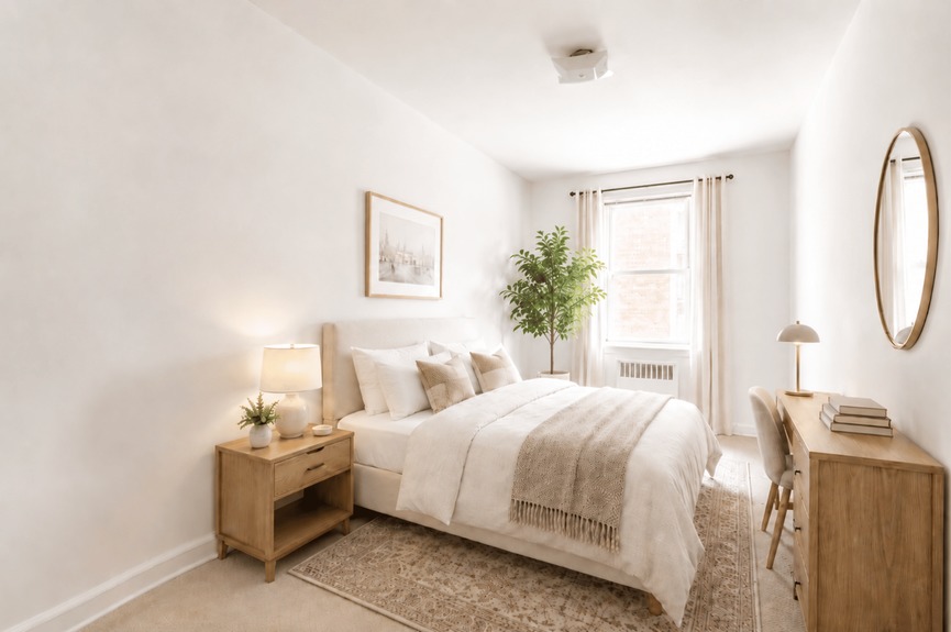 Secondary Bedroom at 39-65 51st St, Unit 4B, a co-op apartment in Woodside, Queens (11377)