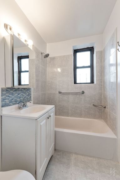 Bathroom at 41-42 73rd St, Unit 5B, a co-op apartment in Woodside, Queens (11377).