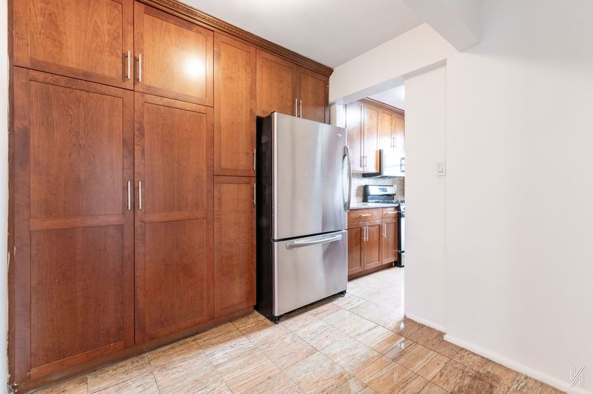 Kitchen at 41-42 73rd St, Unit 5B, a co-op apartment in Woodside, Queens (11377).