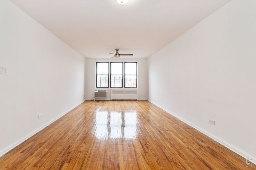 Living room at 41-42 73rd St, Unit 5B, a co-op apartment in Woodside, Queens (11377).