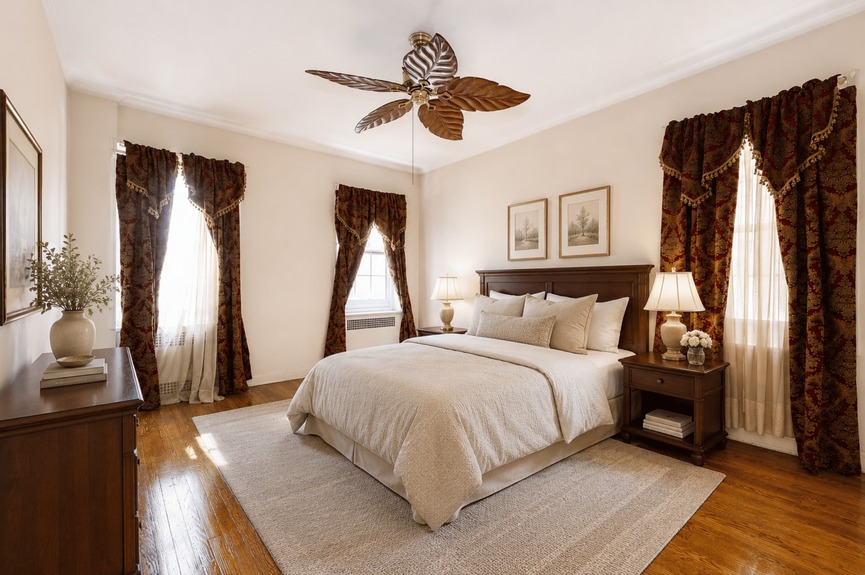Bedroom at 35-24 78th St, Unit B24,, a co-op apartment in Jackson Heights, Queens (11372).