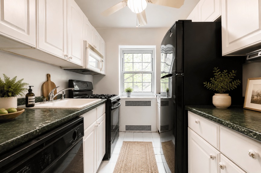 Kitchen at 35-24 78th St, Unit B24,, a co-op apartment in Jackson Heights, Queens (11372).