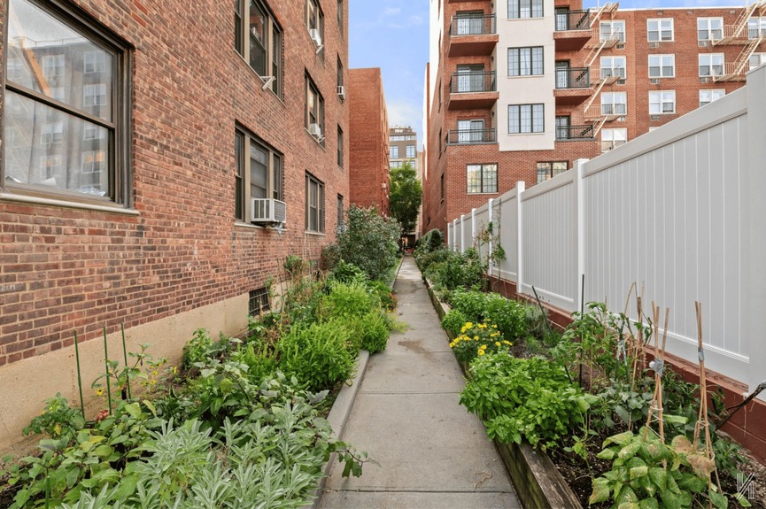 Garden at 25-40 31st Ave, Unit 6E, a co-op apartment in Astoria, Queens (11106).