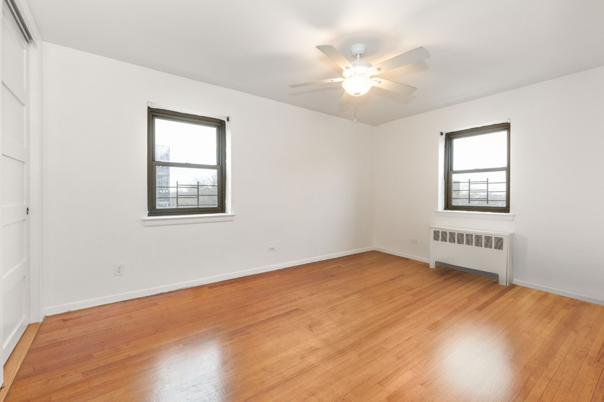 Bedroom at 34-10 94th St, Unit 6G, a co-op apartment in Jackson Heights, Queens (11372)