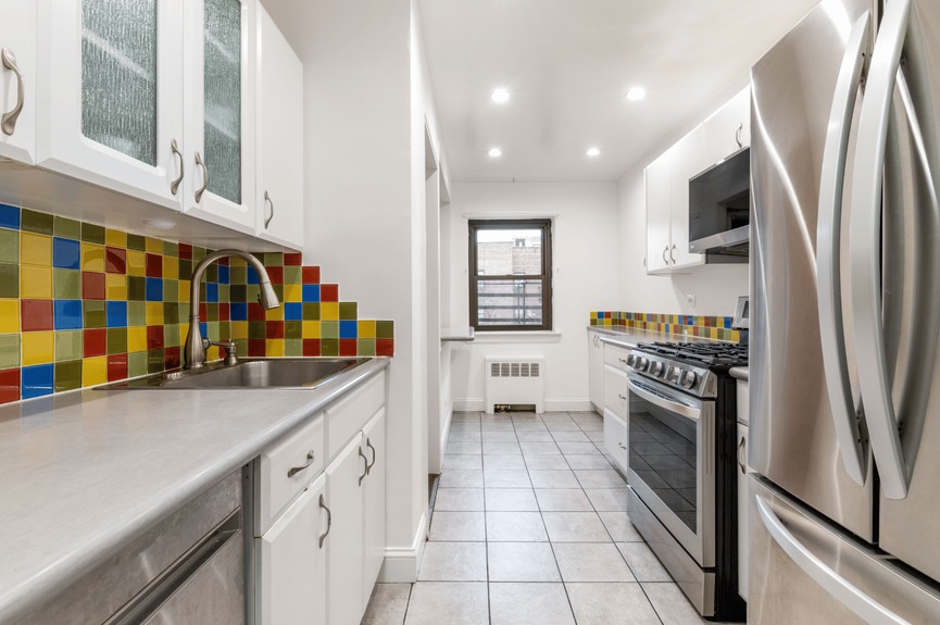 Kitchen at 34-10 94th St, Unit 6G, a co-op apartment in Jackson Heights, Queens (11372)
